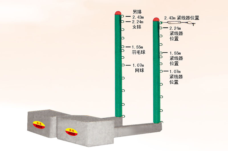 LS-214移動式排羽網三用柱